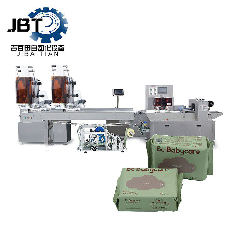 High Speed Wet Wipes Production Machine 1500 Pieces/Minute With Rotary ...