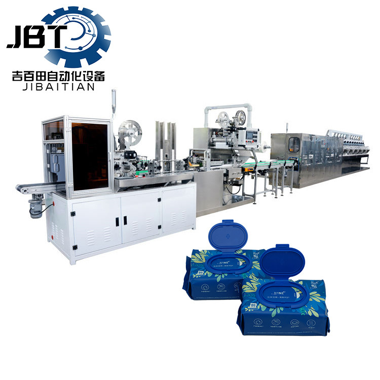 Energy Saving Non Woven Fabric Baby Wipes Making Machine With Folding ...